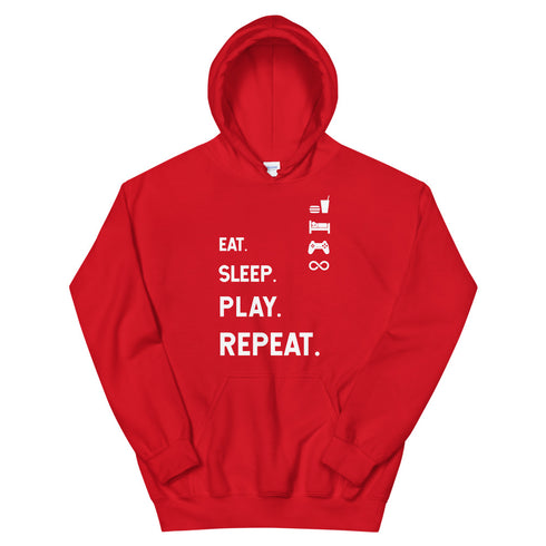 Eat Sleep Play Repeat Heavy Blend Hoodie